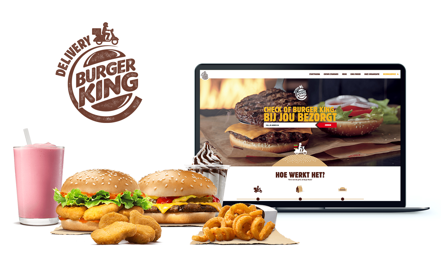 Special delivery voor Burger King; online